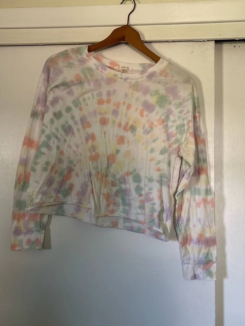 Z Supply 100% cotton tie dye long sleeve tee size XS